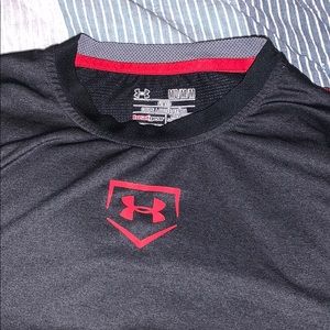 Under armor baseball short sleeve